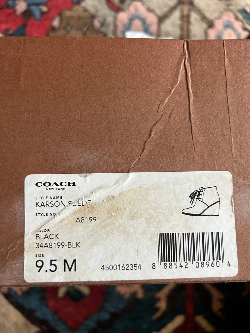 Coach Karson Wedge Boots